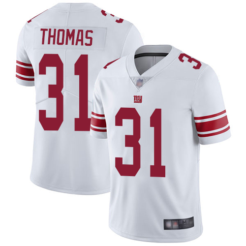 Men New York Giants #31 Michael Thomas White Vapor Untouchable Limited Player Football NFL Jersey->new york giants->NFL Jersey